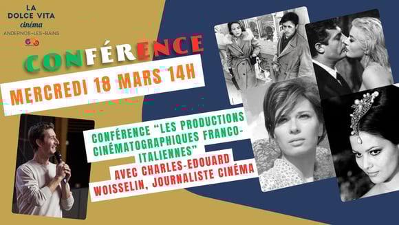 Conférence “les productions cinématographiques franco-italiennes”  