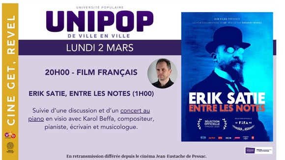 Unipop: "Erik Satie, entre les notes"
