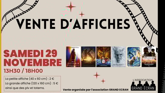 VENTE D'AFFICHES