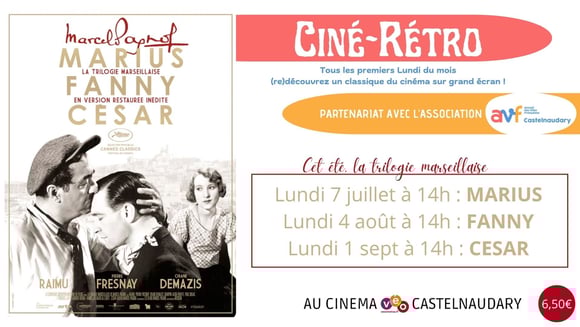 Ciné rétro : Trilogie Marcel Pagnol