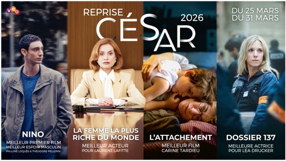 Reprise des Césars • Nino / La femme la plus riche du monde / L'attachement / Dossier 137