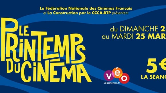 PRINTEMPS DU CINÉMA | DU 23 AU 25 MARS