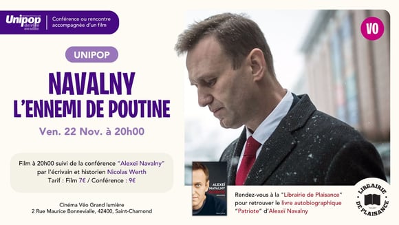 Alexeï Navalny, l'ennemi de Poutine (Film & Conférence)