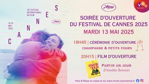 CÉRÉMONIE D'OUVERTURE FESTIVAL DE CANNES + FILM D'OUVERTURE | Mardi 13 mai 
