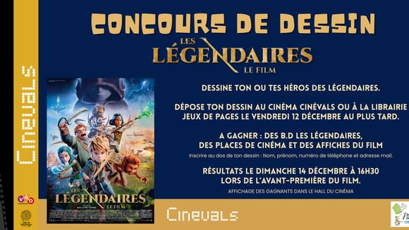 CONCOURS DE DESSIN : LES LEGENDAIRES