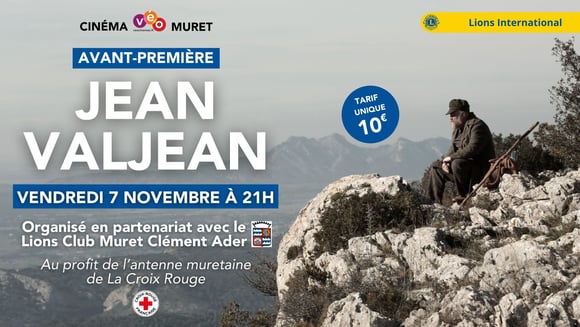 Avant-première - JEAN VALJEAN | Vendredi 7 novembre à 21h