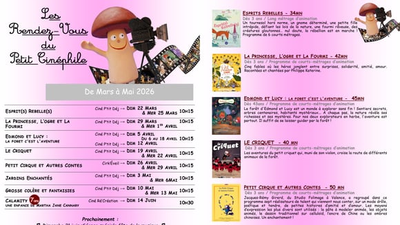 LES RENDEZ-VOUS DU PETIT CINÉPHILE