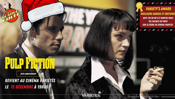 La Séance Culte : Pulp Fiction revient pour ses 30 ans en décembre ! Projection et Animations 