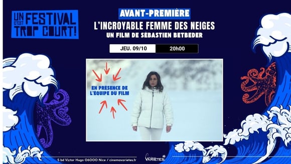 Avant-première en présence de l'équipe du film : L'Incroyable femme des neiges au Cinéma Variétés