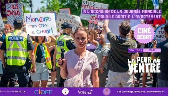 Journée mondiale pour le droit à l'avortement : La Peur au Ventre en Ciné-Débat !
