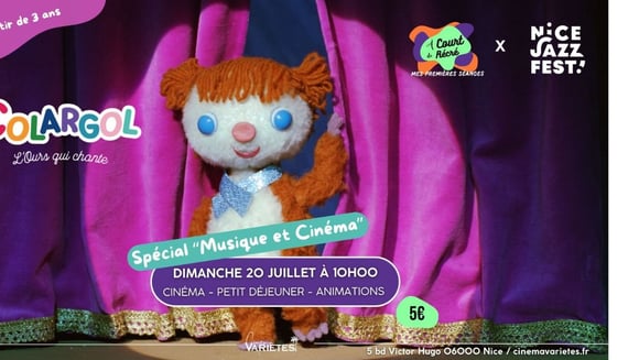 À Court de Récré : "Colargol, l'ours qui chante" à l'occasion du Nice Jazz Fest