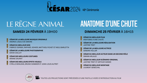 Séances de rattrapages des films multi-récompensés aux César 2024 !