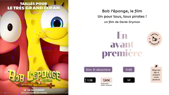 BOB L'EPONGE, LE FILM - UN POUR TOUS, TOUS PIRATES !
