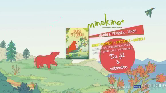 MINOKINO ! Goûter + spectacle + film