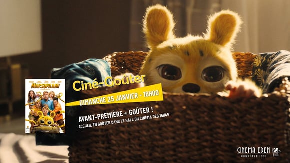 CINE GOÛTER ! MARSUPILAMI - Avant-Première