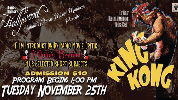 Orinda Theatre's Classic Movie Matinee, hosted by Film Critic, Matías Bombal (last Tuesday of each month)