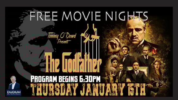 FREE Movie NIGHT - The Godfather sponsored by Tommy O'Dowd