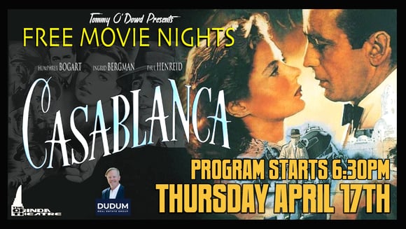 FREE MOVIE NIGHT -  Casablanca