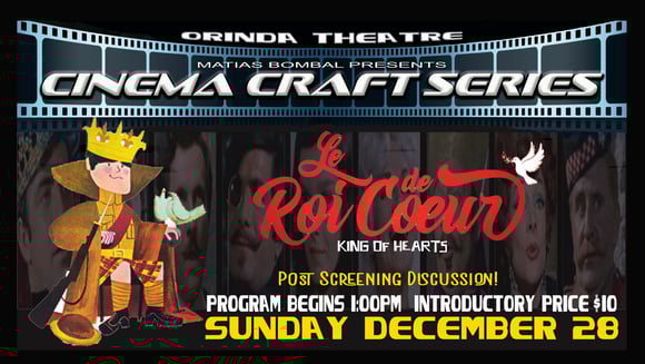 Cinema Craft Series hosted by Film Critic, Matías Bombal