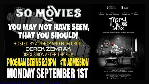 New Monthly Film Series - 50 Movies You May Not Have Seen, That You Should!