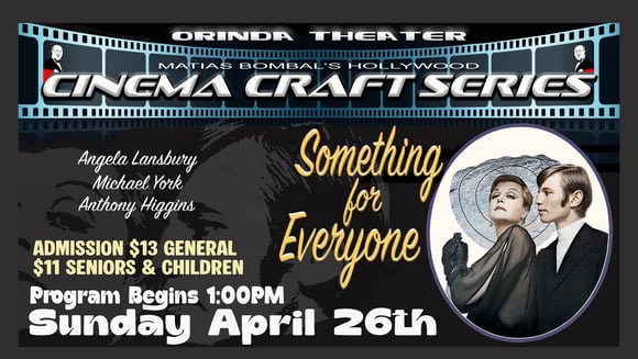 Cinema Craft Series hosted by Film Critic, Matías Bombal 