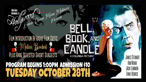 Orinda Theatre's Classic Movie Matinee, hosted by Film Critic, Matías Bombal (last Tuesday of each month)