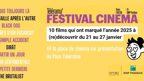 Festival Télérama - Du 21 au 27 janvier 2026