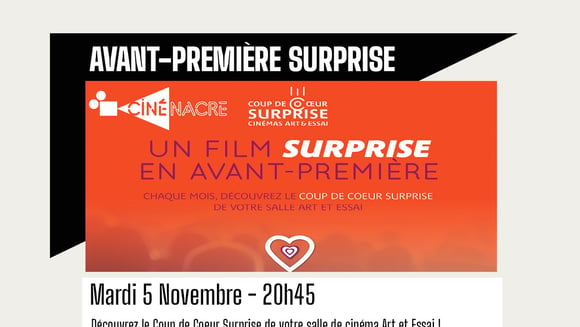 Coup de Coeur Surprise AFCAE - Avant-première