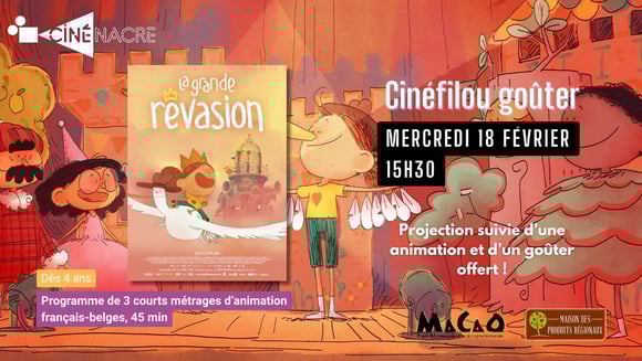 Cinéfilou goûter - La Grande rêvasion (dès 4 ans)