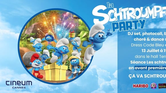 Schtroumpf party
