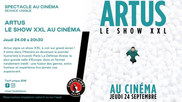 ARTUS – LE SHOW XXL AU CINÉMA