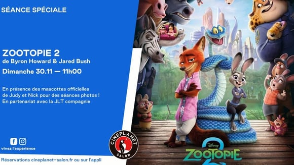 Séance spéciale Zootopie 2