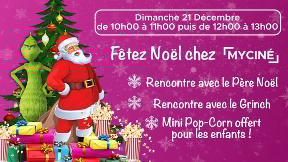 Fête Noël chez MY CINÉ !