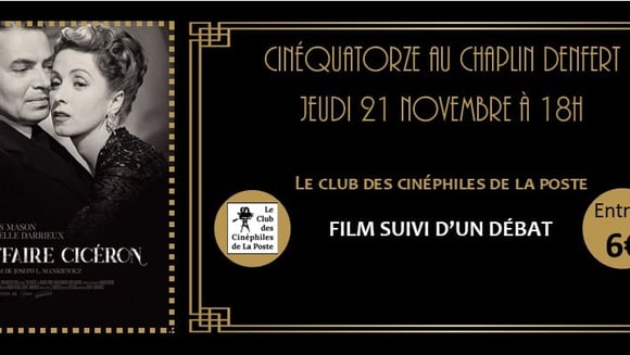 CINEQUATORZE : L'AFFAIRE CICERON