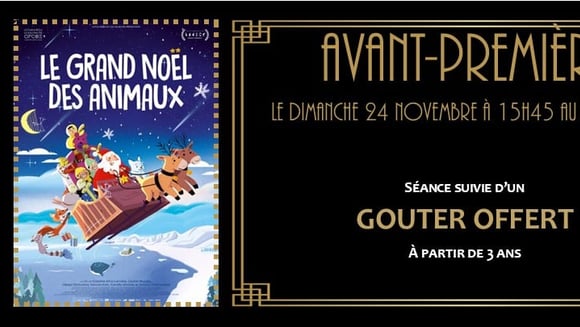 AVANT-PREMIERE : LE GRAND NOEL DES ANIMAUX