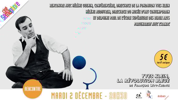 Yves Klein, la révolution bleue