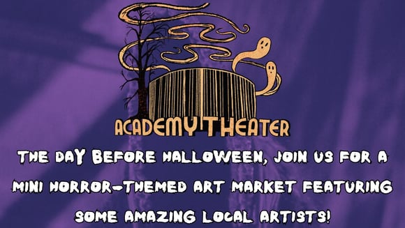 Pre-Halloween Horror-Themed Art Market