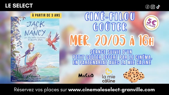 CINÉ-GOÛTER: JACK ET NANCY