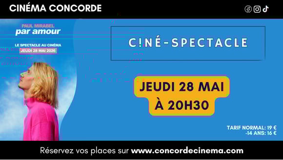 Paul Mirabel - Par Amour : Le Spectacle Au Cinéma