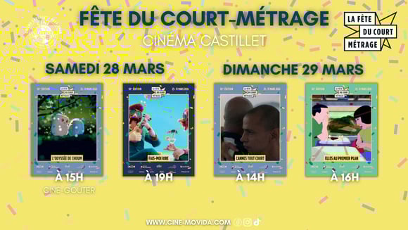 Fête du Court-métrage programme 1er journée