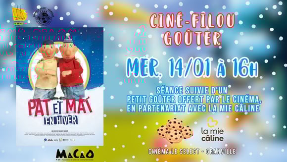 CINÉ-GOÛTER: PAT ET MAT EN HIVER