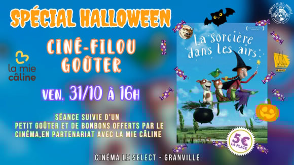 🍪CINÉ-GOÛTER SPÉCIAL HALLOWEEN: LA SORCIÈRE DANS LES AIRS