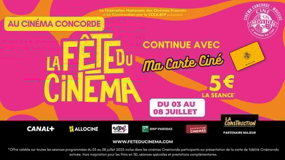Fête du Ciné Ma Carte Ciné