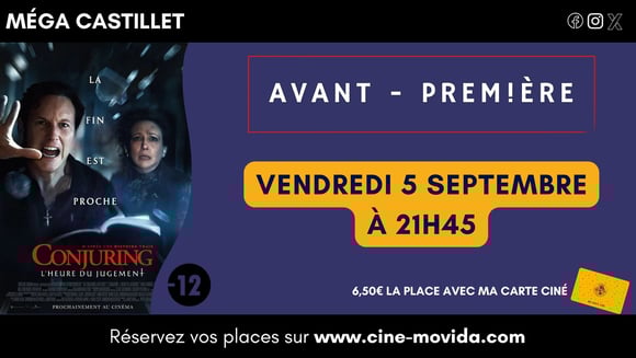Avant-première CONJURING : L'HEURE DU JUGEMENT