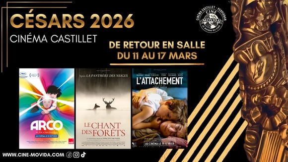 REPRISE DES FILMS LAURÉATS DES CÉSARS 2026
