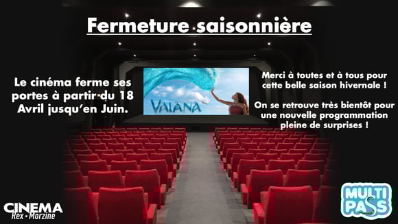 Fermeture saisonnère