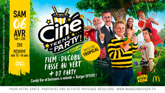 Ciné Teens Party : Ducobu Passe au Vert  