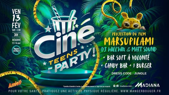 CTP : Ciné Teens Party MARSUPILAMI