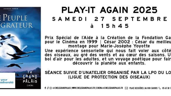 LE PEUPLE MIGRATEUR - avec animation de la LPO