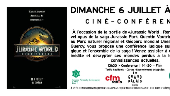 CINÉ-CONFÉRENCE | Jurassic World : Renaissance